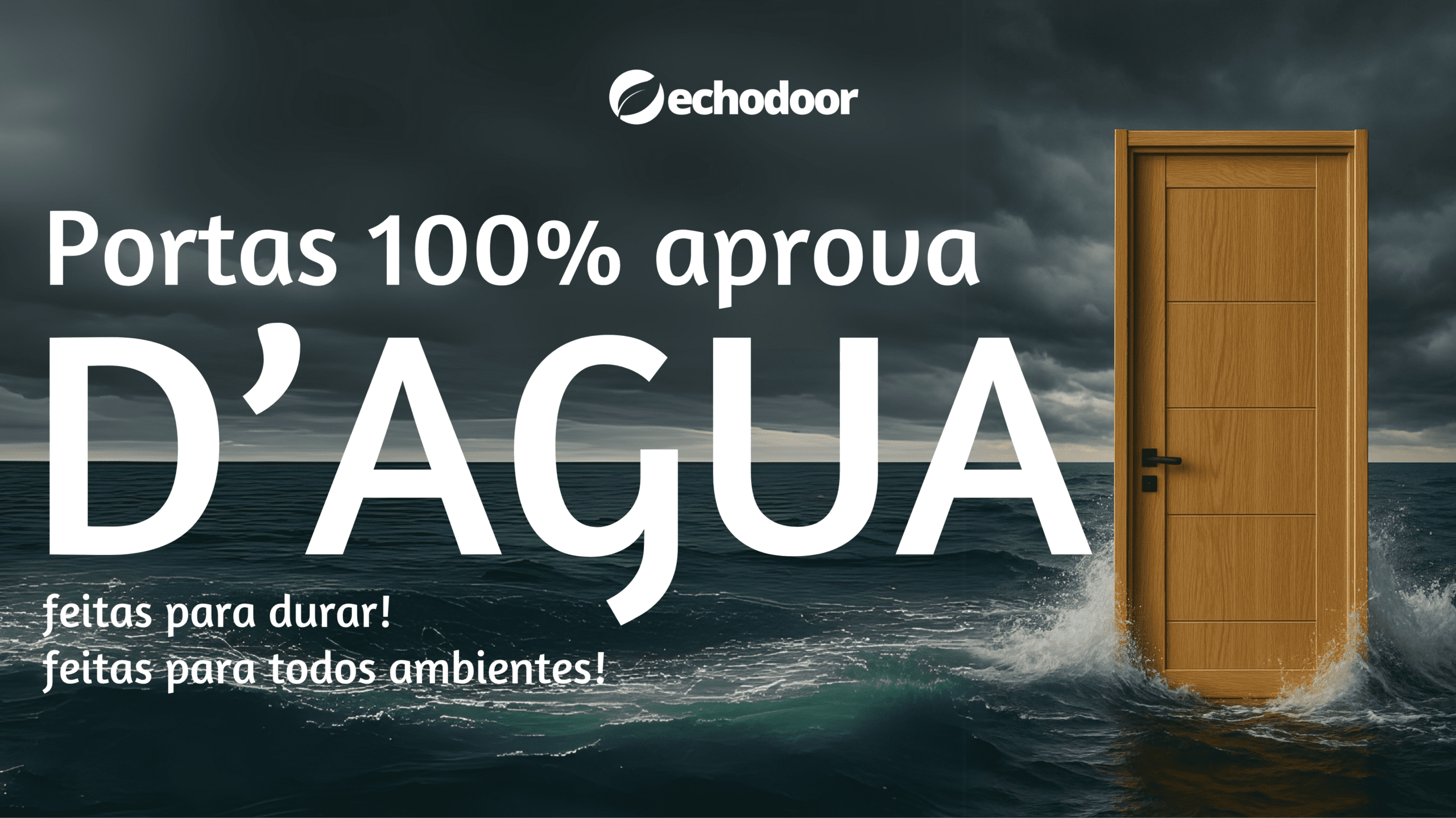 Porta echoDoor Versalhes — elegância e tecnologia